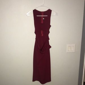 Maroon dress